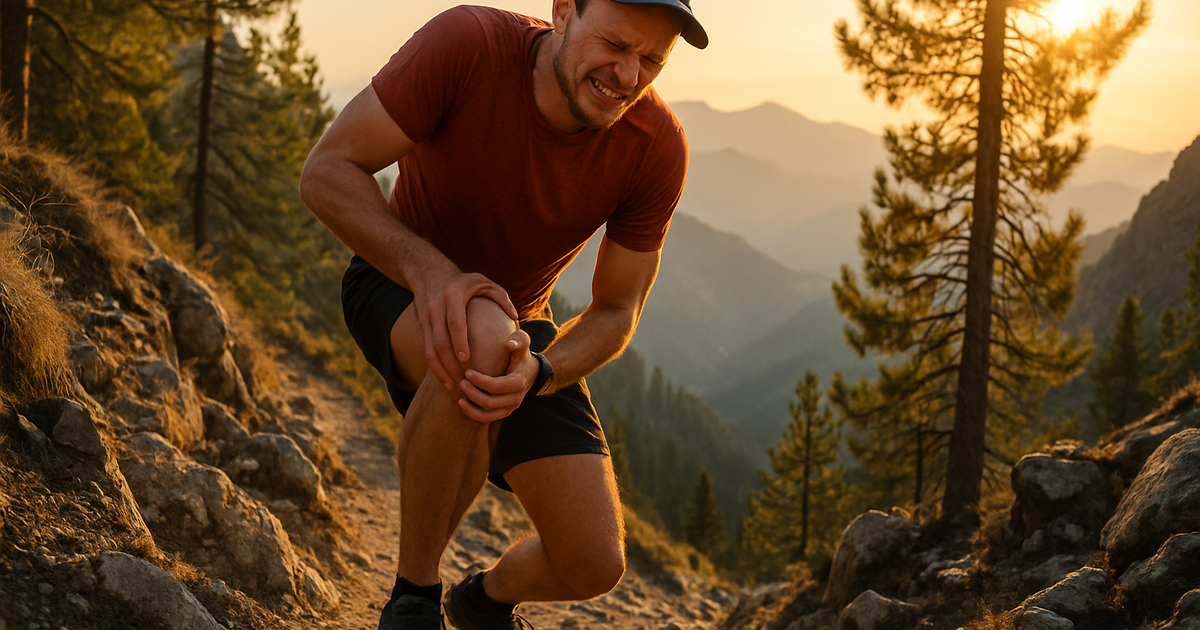 Douleur au genou en descente trail : pourquoi ça arrive et que faire ?