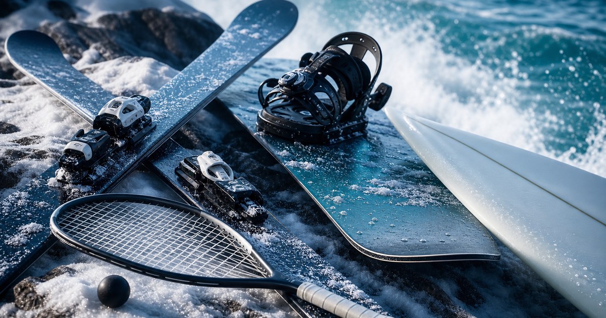 Sports en S : ski, snowboard, surf et squash