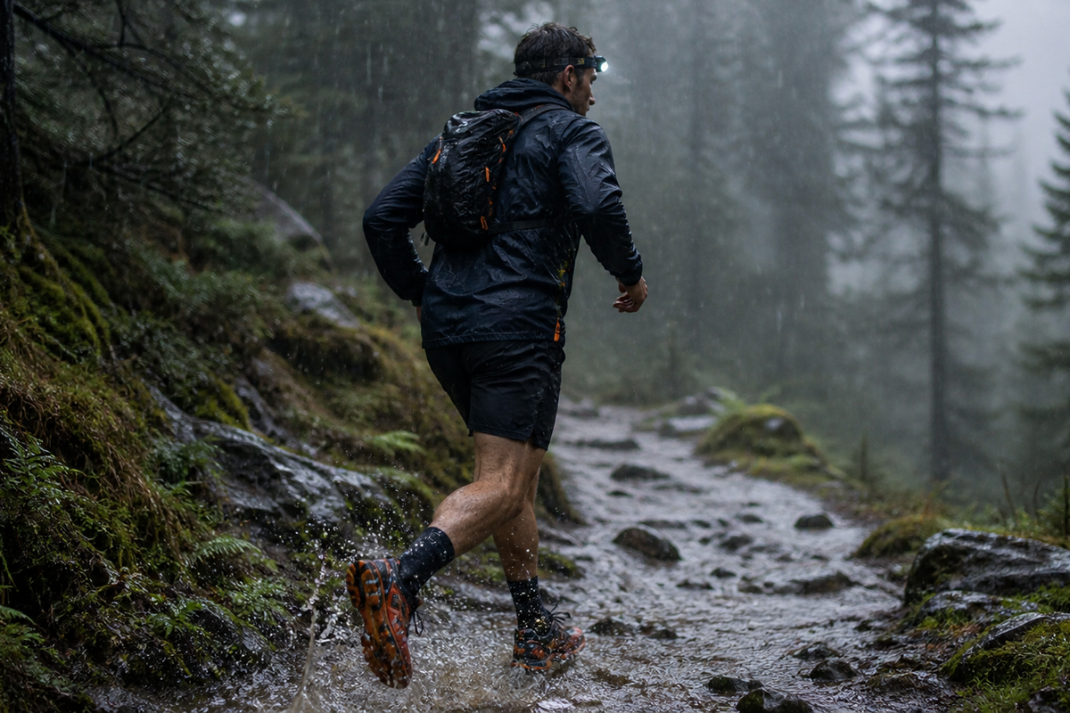 Courir sous la pluie : l’équipement qui évite les galères