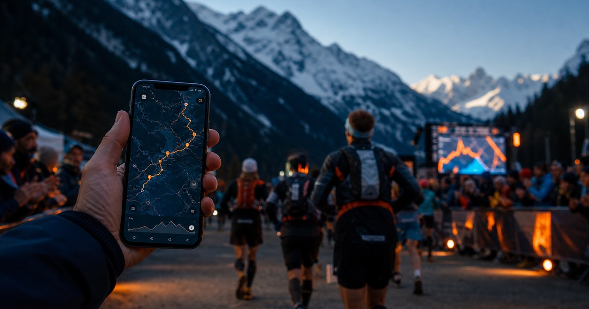 Suivi en direct d’un ultra-trail sur smartphone