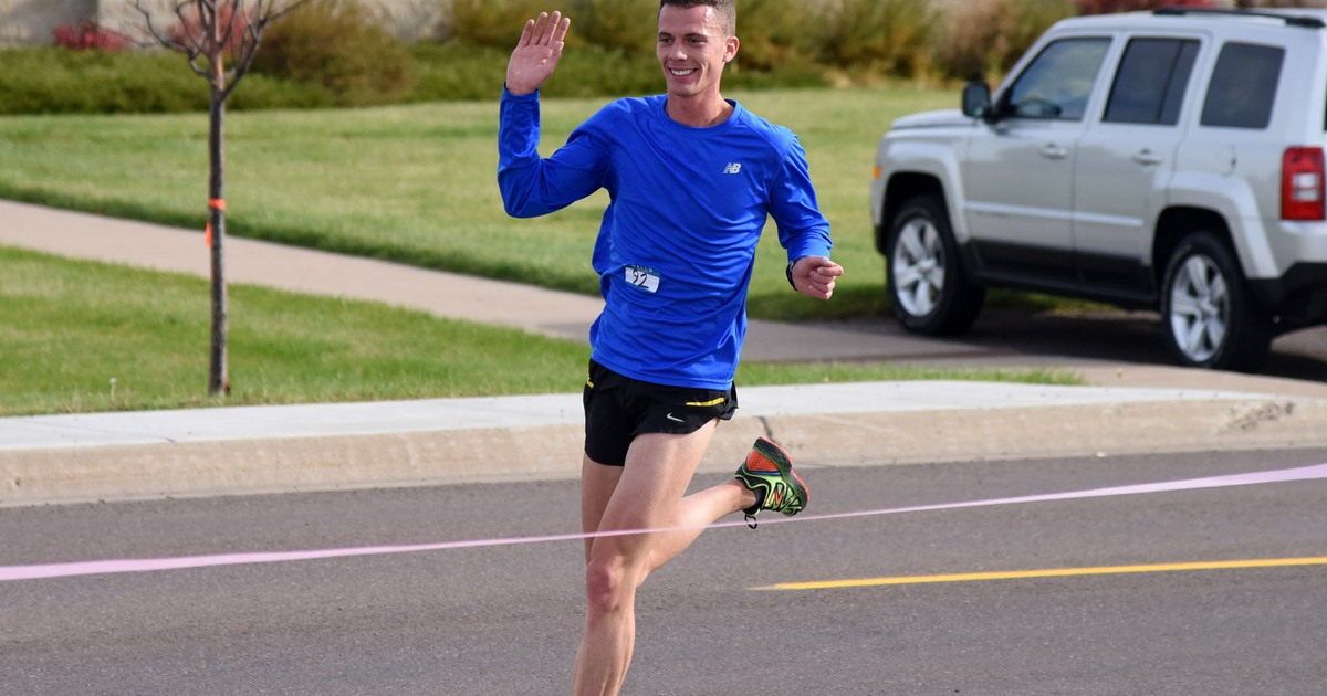 Jim Walmsley lors d’une course en 2014